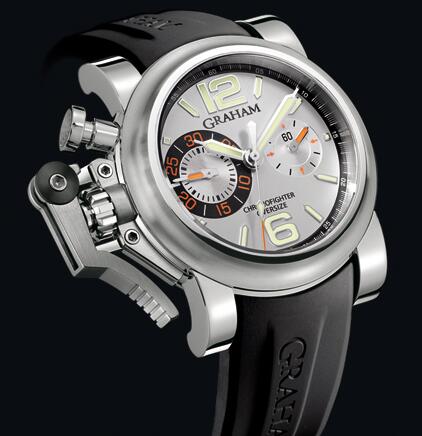 Review Replica Watch Graham Chronofighter Oversize Silver Ranger 2OVAS.S01A.K10B